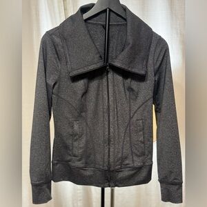 Prana Active Wear Full Zip‎ Jacket Dark Grey Women's Small